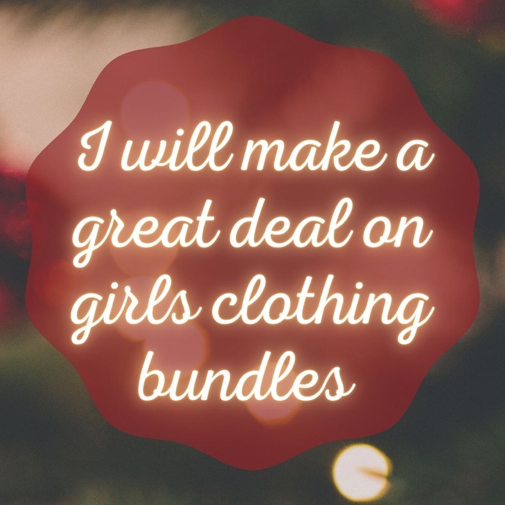 Make an offer on girls clothing!